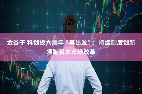 金谷子 科创板六周年“再出发”：持续制度创新领跑资本市场改革